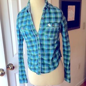 Abercrombie Kids plaid shirt